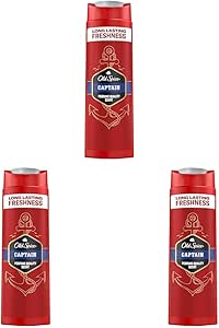 Old Spice Captain Erkekler İçin Duş Jeli ve Şampuan 400 ml 3lü paket
