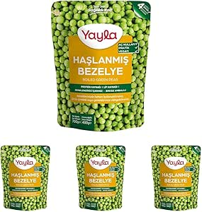Yayla Haşlanmış Bezelye, 700 Gr 4lü paket