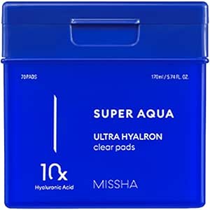 MISSHA Peeling Etkili Nemlendirici Cilt Bakım Pedi Super Aqua Ultra Hyalron Clear Pads