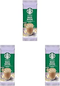 STARBUCKS White Mocha Premium Kahve Karışımı 24 g Tekli Paket 3lü paket