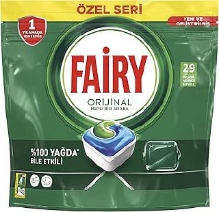 Fairy Hepsi Bir Arada Bulaşık Makinesi Deterjanı Kapsülü/Tableti 29 Yıkama Özel Seri