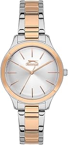 SLAZENGER 2 TON ROSE GOLD ÇELİK BEYAZ KADRAN ÇELİK KORDON KADIN KOL SAATİ SL.09.2101.3.04
