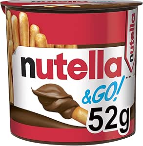 Nutella & GO! 52 gr Kakaolu Fındık Kreması ile Grissini Çubukları, Atıştırmalık Paketi