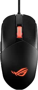 ASUS Rog Strix Impact III Kablolu, Hafif 12000 Dpi Sensör, 5 Farklı Programlanabilir Tuş, Değiştirilebilir Switch, Örgülü Kablo, Fps Oyuncu Mouse