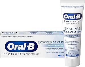 Oral-B Pro 3D White Advanced Ekspres Beyazlatma Ferah Parlaklık Diş Macunu 75 ml