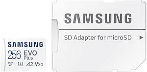 Samsung EVO Plus microSDXC Hafıza Kartı 256 GB, 160 MB/s, U3, V30, A2, ‎MB-MC256SA/APC (2024 Serisi)