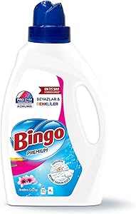 Bingo Sıvı Deterjan 1755 ml, Renkli & Beyaz, Amber