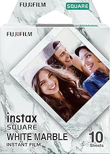 instax Square Film, Beyaz Mermer (1 x 10 Çekim)