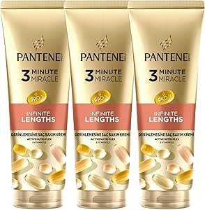 PANTENE Miracle Infinite Length Saç Kremi 220 ml 3lü paket