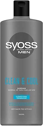 Syoss MEN SHP 500ml Clean&Cool