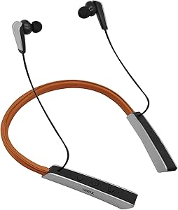 Sunix Bluetooth 5.0 45 Saat Kullanım Süreli Boyun Askılı Bluetooth Kulaklık Kahverengi BLT-35