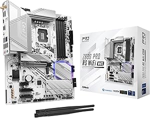ASRock Z890 Pro RS WiFi 6E Beyaz Intel Core Ultra LGA1851 RL-ILM DDR5 8666 MHz 256 GB ATX Anakart M.2