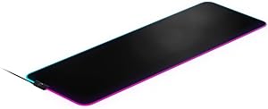 Steelseries Qck Prism Cloth Oyuncu Mouse Pedi, 2 Bölgeli RGB Aydınlatma, Gerçek Zamanlı Etkinlik Aydınlatması, Boyut: XL