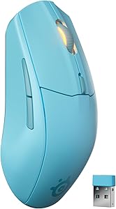 SteelSeries Rival 3 Wireless Gen 2 Oyuncu Faresi – 2.4GHz ve Bluetooth Bağlantı – 18.000 DPI TrueMove Air Optik Sensör – 60 Milyon Tıklama Dayanıklılığı – Aqua