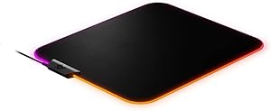 SteelSeries Qck Medium Prism – 2 Bölgeli RGB Aydınlatma – Gaming Mousepad