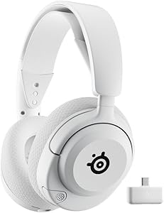SteelSeries Arctis Nova 5 Wireless ve Bluetooth Kablosuz Oyuncu Kulaklığı Beyaz