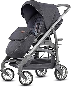 Inglesina Trilogy Tek El Tek Hamle ile Katlanıp Açılan Çift Yön Bebek Arabası Özel Koleksiyon – Village Denim