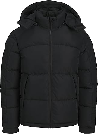 JACK %26 JONES JCOAERO PUFFER SN Erkek Mont Ceket, Kirli Beyaz, L