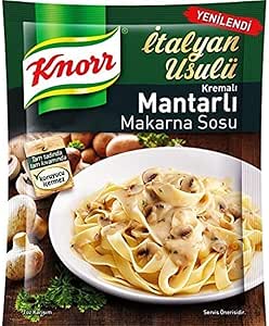 Knorr Makarna Sosu İtalyan Usulü Kremalı Mantarlı 52 g