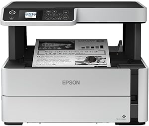 Epson EcoTank M2170 A4 Mono Çok Fonksiyonlu Yazıcı, Wi-Fi + Ethernet, Çift Taraflı, Siyah Beyaz, Tarayıcı + Fotokopi