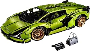 LEGO Technic Lamborghini Sián FKP 37 42115 – Spor Araba Seven Yetişkinler İçin Koleksiyonluk Yaratıcı Oyuncak Model Yapım Seti (3696 Parça)