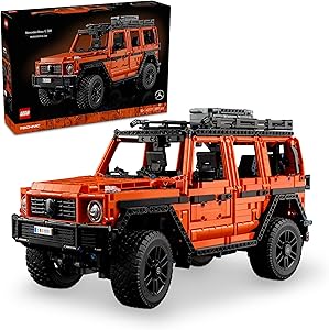 LEGO Technic Mercedes-Benz G 500 PROFESSIONAL Line 42177 – Yetişkinler için Koleksiyonluk 4X4 Model Arazi Aracı Yapım Seti, Kadınlar ve Erkekler için Yaratıcı Hediye Fikirleri (2891 Parça)