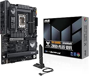 ASUS TUF GAMING Z890-PLUS WIFI Intel Z890 LGA1851 DDR5 9066 DP HDMI USB4 4x M2 USB3.2 WiFi 7 + BT AURA RGB 2.5Gbit LAN ATX 16+1+2+1 Güç Aşamaları, Thunderbolt 4, Anakart