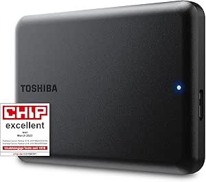 Toshiba Canvio Partner 2 TB taşınabilir 2, 5 inç harici HDD, USB 3.2 Gen 1, Mac ve Windows ile uyumlu, USB ile çalışır