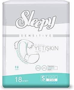Sleepy Sensitive Yetişkin Hasta Bezi Small 18X6 Adet