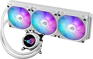 ASUS ROG STRIX LC III 360 ARGB AURA SYNC RGB 120MM ADRESLENEBİLİR RGB FAN SIVI CPU SOĞUTUCUSU BEYAZ