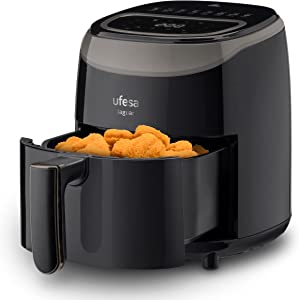 Ufesa Twist Airfryer, 2 L, 6 Programlı, 1200 W, Zaman Ayarlı Saat, 80 ila 200 derece Sıcaklık, Yapışmaz Kaplama , Beyaz
