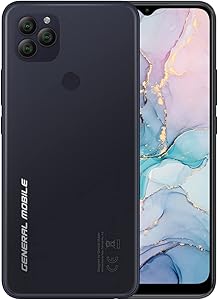 GENERAL MOBILE GM22 Akıllı Telefon, 32 GB, 3 GB RAM, 6.52″ inç, 13MP/8MP Kamera (Okyanus Siyahı)