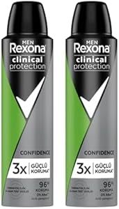 Rexona Men Clinical Protection Erkek Sprey Deodorant Confidence 150 ml 2li paket
