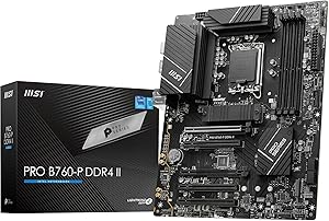 MSI MB PRO B760-P DDR4 II SOKET 1700 DDR4 5333(OC) PCI-E,M.2 USB3.2 HDMI,DP 1x 2.5G LAN ATX