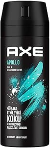 🚨 Axe Erkek Sprey Deodorant Apollo 48 Saat Etkileyici Koku Vücut Spreyi 150 ml