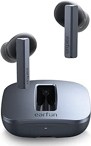 EarFun Air Pro SV TW306 Siyah TWS 6 Mikrofonlu ENC + Hybrid ANC IPX5 Tere Dayanıklı Bluetooth Gerçek