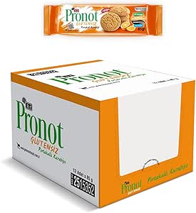 Eti Pronot Glutensiz Portakallı Kurabiye 85 g x 12 Adet