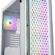 FSP CUT593 Series Full Tower Computer Case Dual Tempered Glass Side Panel 140MM ARGB Fan X4 (CUT593P, White)