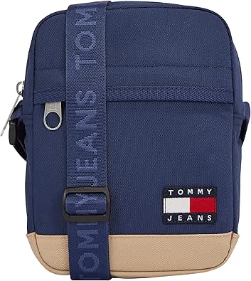 Tommy Hilfiger TJM ESS DAILY SQUARED REPORTER Erkek Çanta, Mavi, Tek Beden
