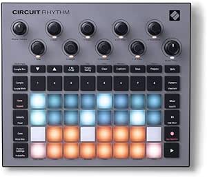 Novation Circuit Rhythm Groovebox Synthesizer: Beats Yapmak ve Performans Sergilemek İçin 8 Örnek Parçaya Sahip Sampler ve Groovebox