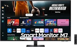 Samsung M7 LS43DM702UUXUF, 43″ inç, UHD, 3840 x 2160, 4K, 4ms 60Hz, HDR10, Akıllı Monitör (2024 Model)