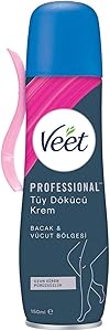 Veet Professional Tüy Dökücü Sprey Krem Hassas Ciltler İçin 150 ml