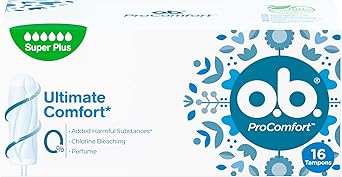 o.b. procomfort tampon süper plus, 16’lı