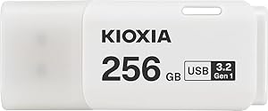 KIOXIA TransMemory U301 256GB USB Bellek – USB 3.2 Gen 1, Beyaz