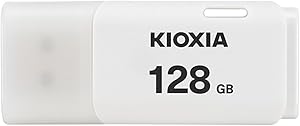 KIOXIA TransMemory U202 128GB USB Bellek – USB 2.0, Beyaz