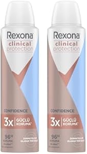Rexona Clinical Protection Kadın Sprey Deodorant Confidence 150 ml 2li paket