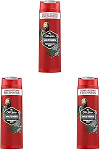 Old Spice Wolfthorn Erkekler İçin Duş Jeli ve Şampuan 400 ml 3lü paket