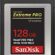 SanDisk Extreme Pro CFexpress hafıza kartı Tip B 128 GB (1.700 MB/s okuma, 1.200 MB/s yazma, RescuePRO Deluxe, sorunsuz RAW videolar, 4K, XQD uyumluluğu)