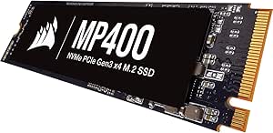 Corsair MP400 8TB PCIe Gen3 NVMe M.2 SSD, 3.480MB/s Okuma 3.000MB/s Yazma Hızı (CSSD-F8000GBMP400)