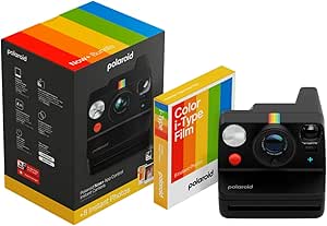 Polaroid Now+ Gen 3 Anlık Fotoğraf Makinesi, Siyah + Color Film Paket (8 photos)